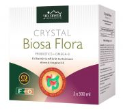  2025242F  Crystal BiosaFlora + Omega-3 Essence 2x300 ml