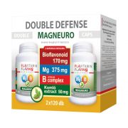 Double Defense Magneuro Mg + B-vitamin komplex + koml kapszula, 2x120 db.