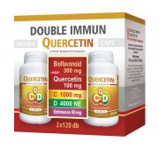  2025571F  Double Immun Quercetin, C+D vitamin s Echinacea kapszula, 2x120 db.